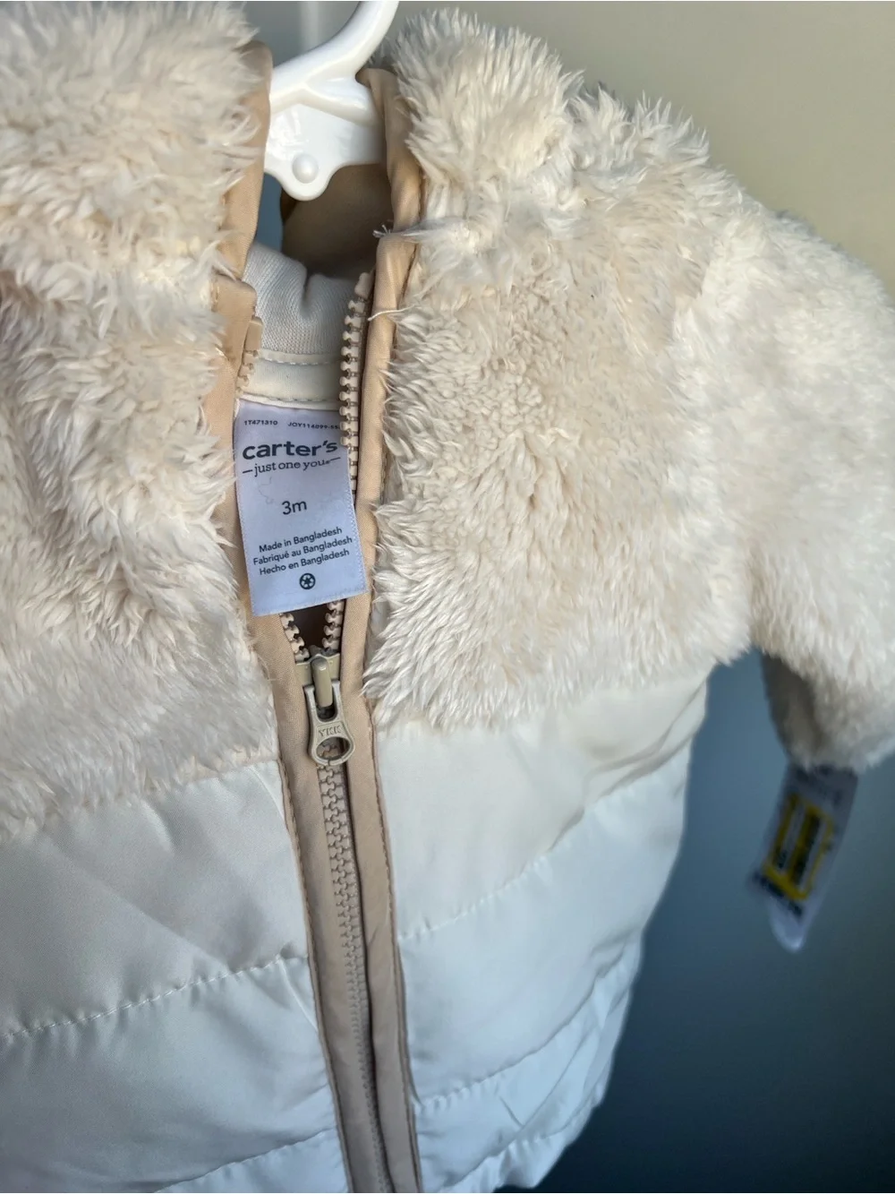 Carter’s Sherpa & Puffer Bear Jacket | 3 Months | Cozy Winter Coat